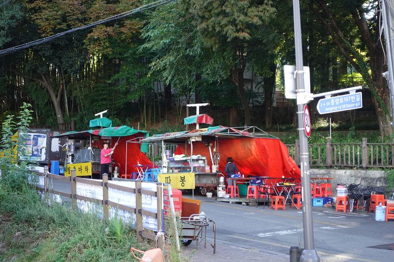 파일:광주공원 포장마차 거리-개장 준비2.JPG